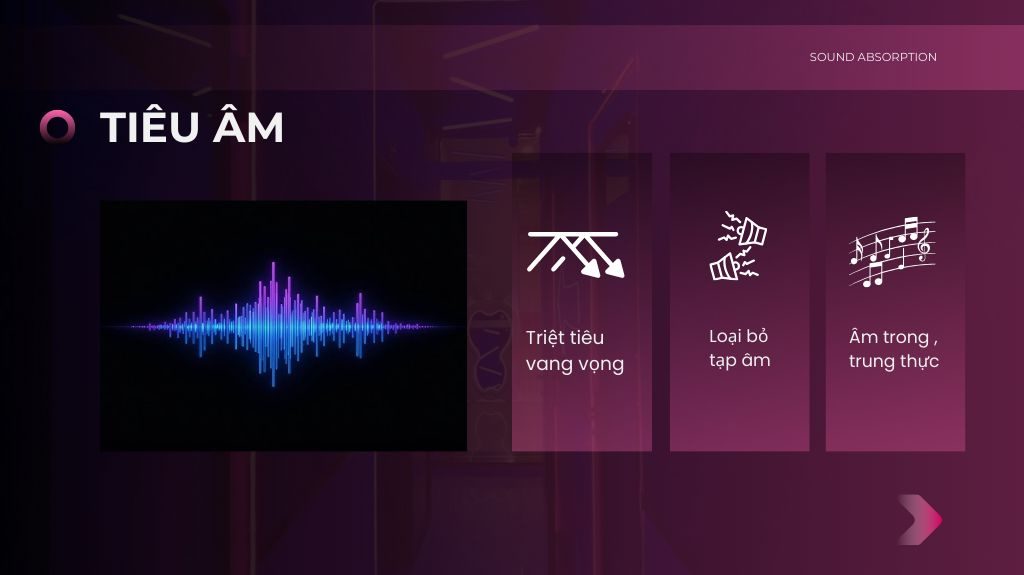 Tiêu âm musicbox chuyên nghiệp, giảm vang hiệu quả, phù hợp