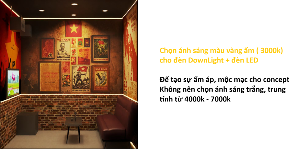 Ánh sáng tạo nên cảm nhận riêng, mỗi concept cần phù hợp